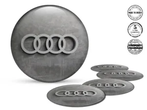 Audi Emblèmes Roues Extrêmes Vecteur Flux Radiant